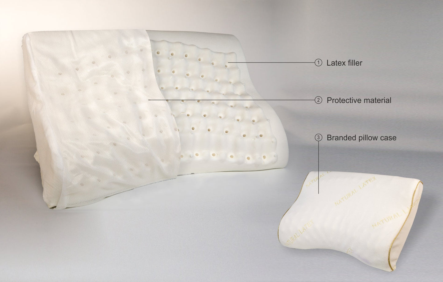 Latex pillow "LICHI"