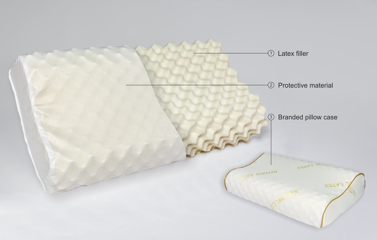 Latex pillow "DRAGON"