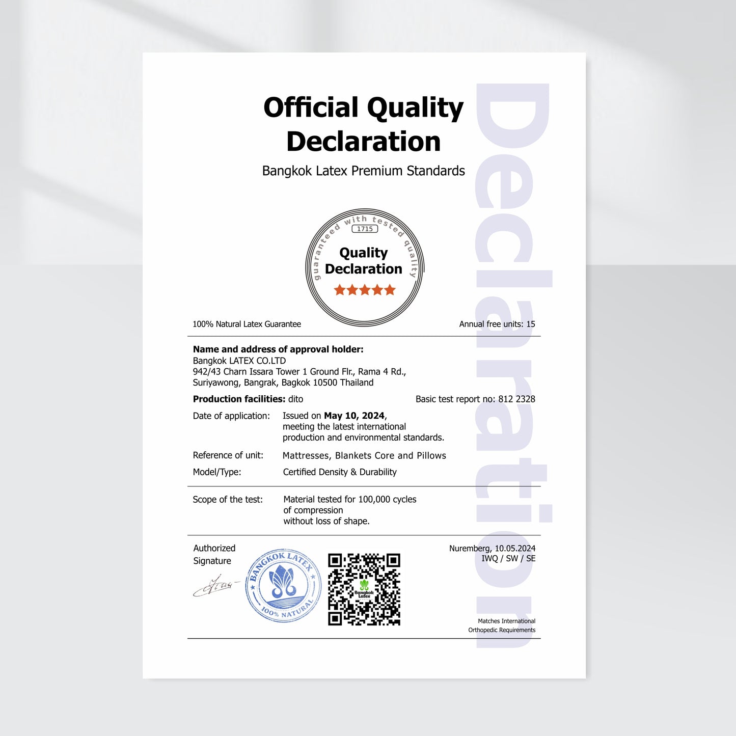 100% Natural Thai Latex RV, Camper & Boat Mattress – Custom Sizes