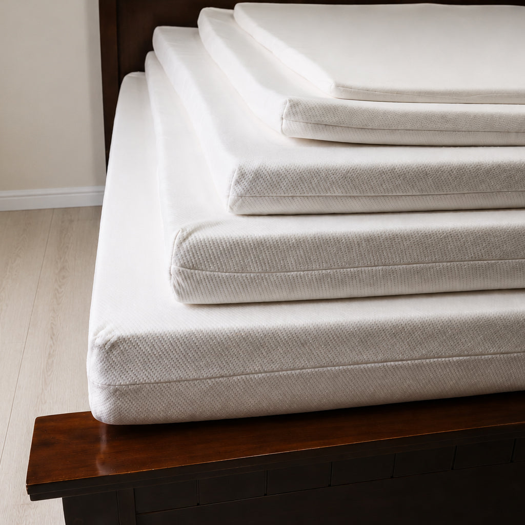 100% Natural Thai latex mattresses & toppers with 7-zone orthopedic support.