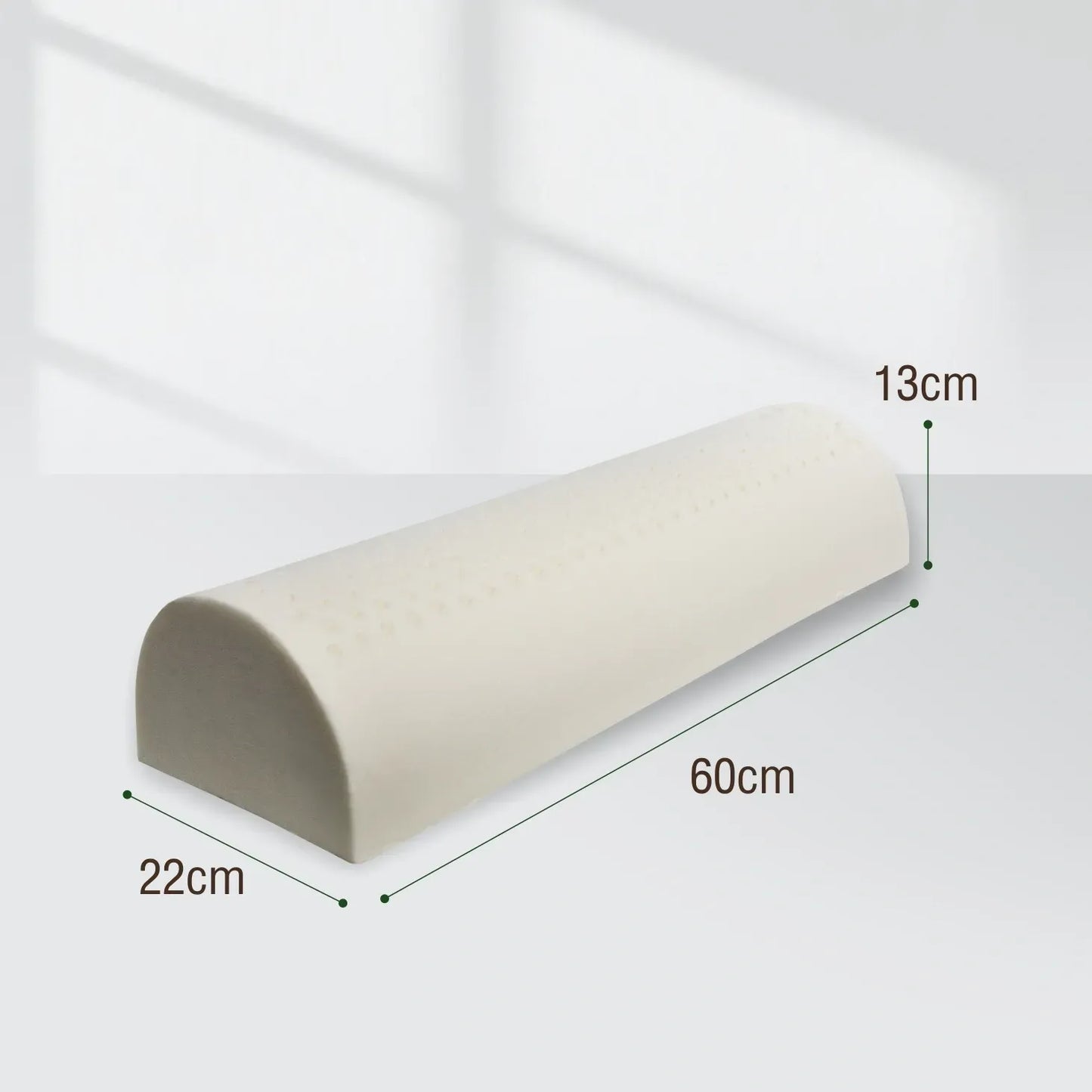 Natural Latex Bolster "Half Small"