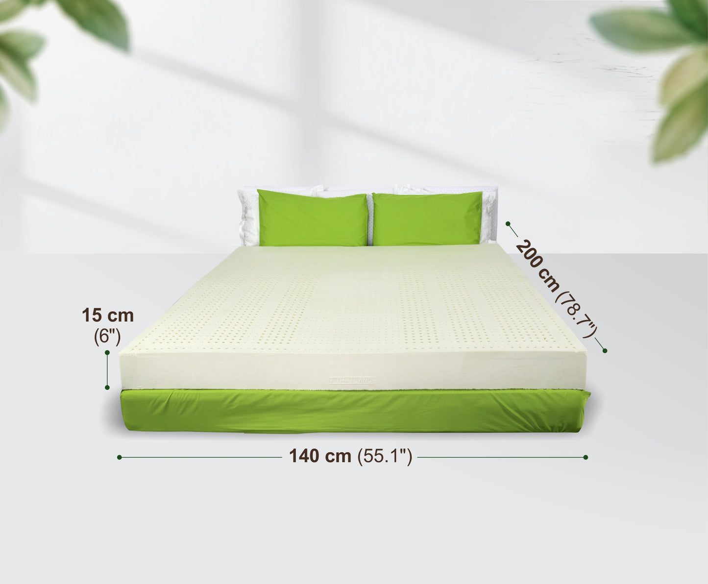 MATTRESS 140x200x15cm (4.5ft*6in)