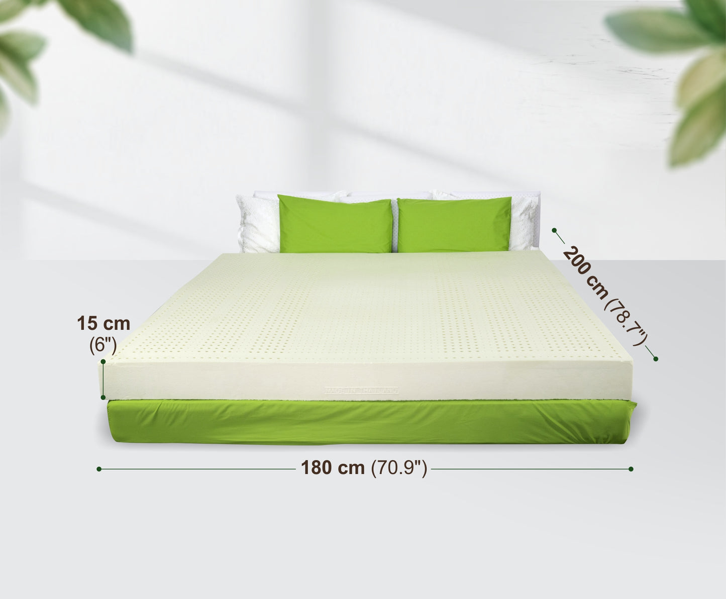 King size MATTRESS 180x200x15cm (6ft*6in)