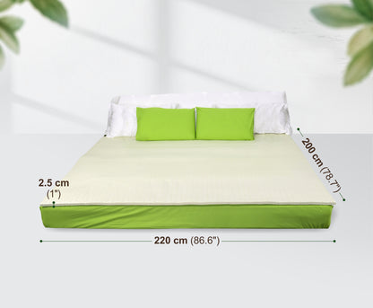 ที่นอนยางพาราแท้ 220x200x2.5 ซม. (7 ฟุต 1 นิ้ว)  