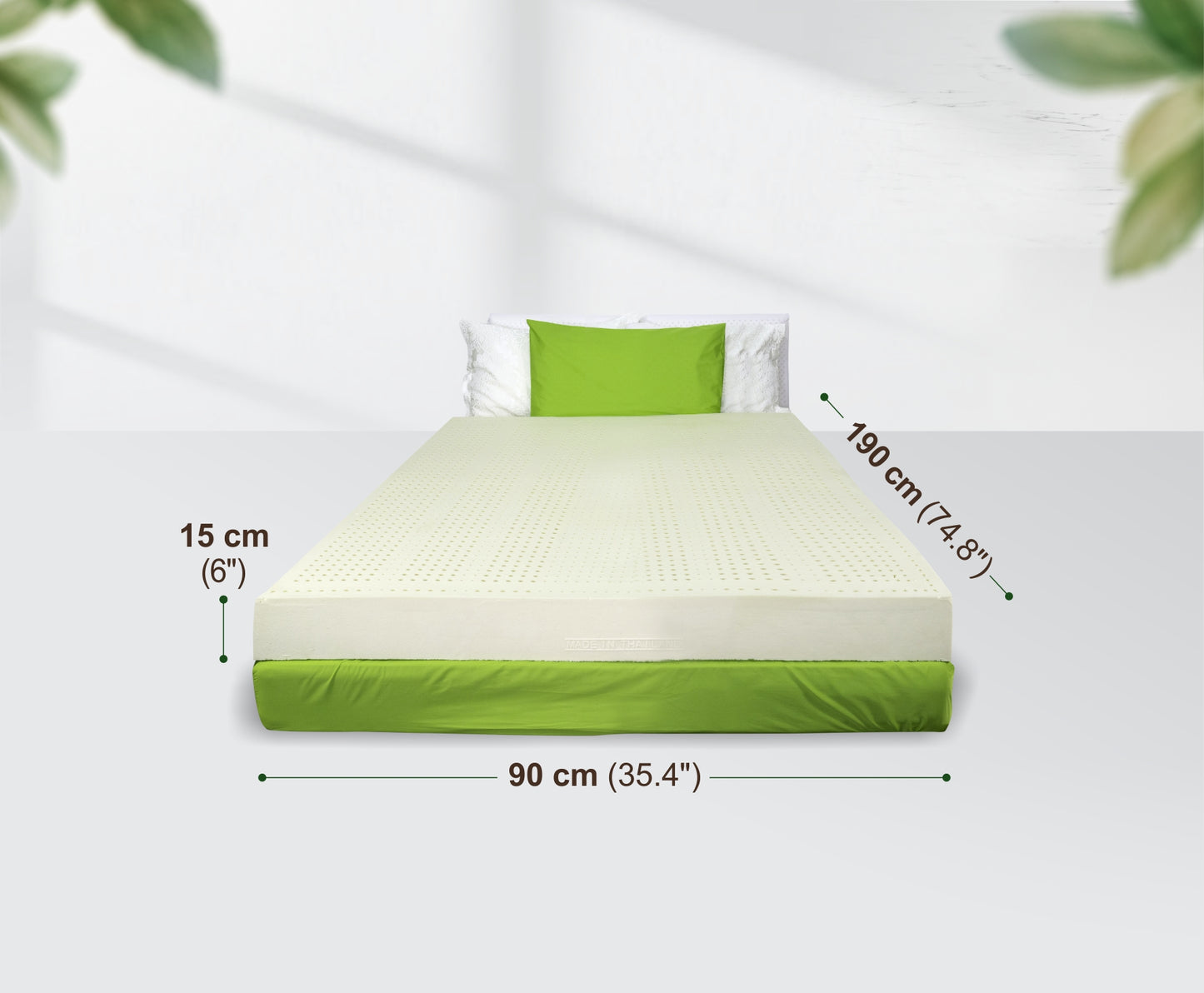 MATTRESS 90x190x15cm (3ft*6in)