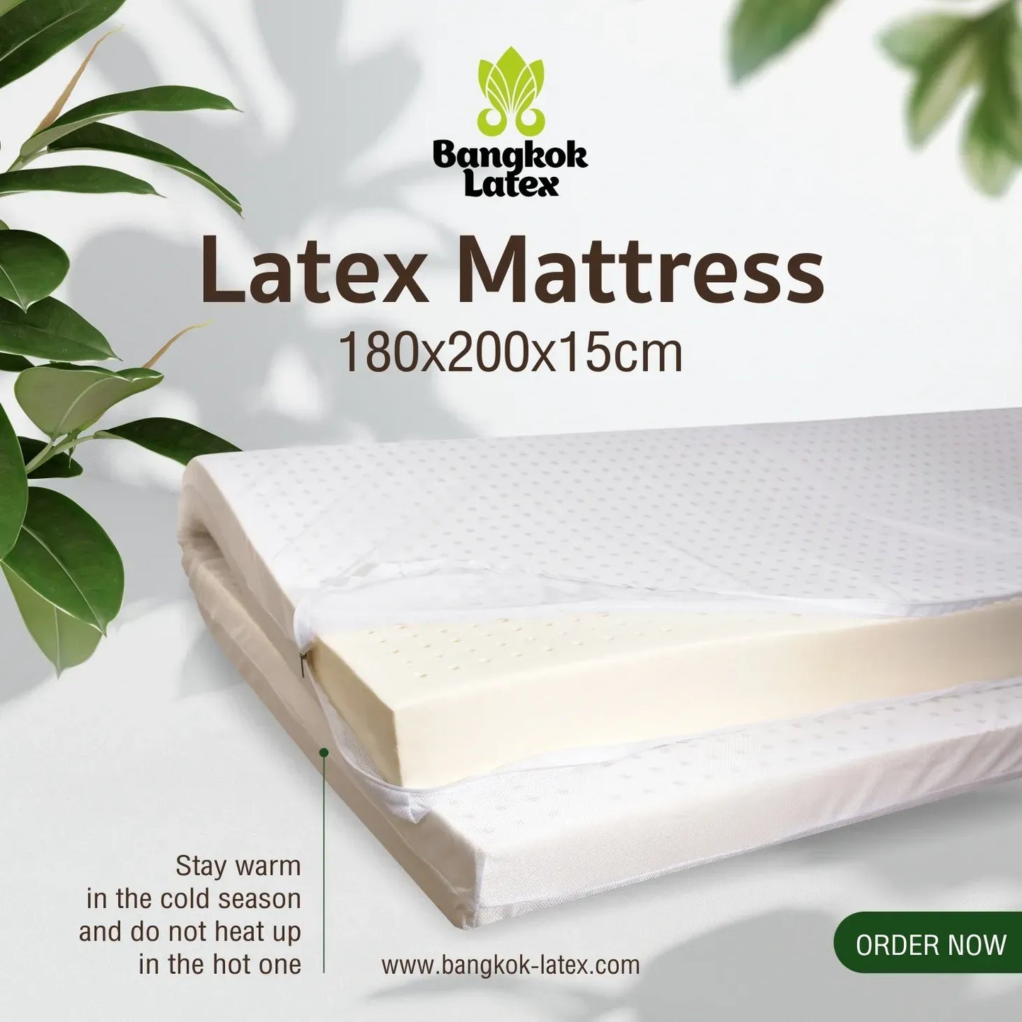 King size MATTRESS 180x200x15cm (6ft*6in)
