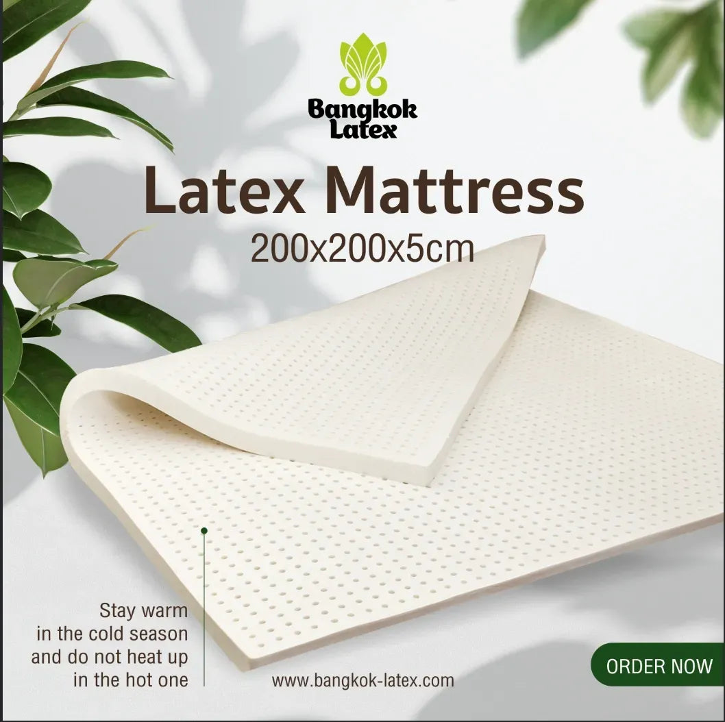 Super king extra MATTRESS (topper) 200x200x5cm (6.5ft*2in)
