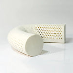 수면 및 전신 지지용 대형 천연 라텍스 정형외과용 볼스터 베개