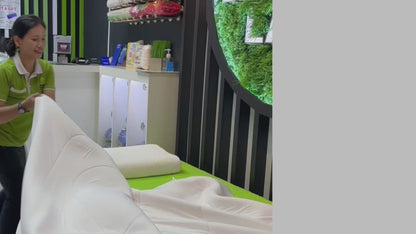 Manta de látex tailandés 100% natural – Transpirable y termorreguladora