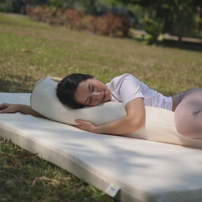 Bangkok Latex Large Orthopedic 100% Organic Thai Latex Bolster — Full Body Support Pillow