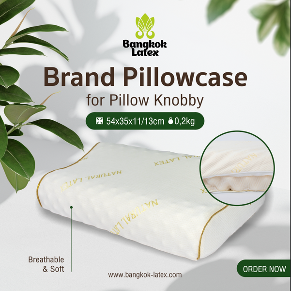 乳胶枕头套 成人 泰国 Knobby 颗粒护颈枕专用枕套