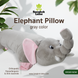 Pillow Toy "Elephant" Grey