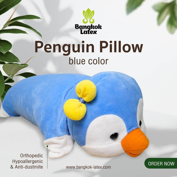 Natural Latex Pillow Penguin