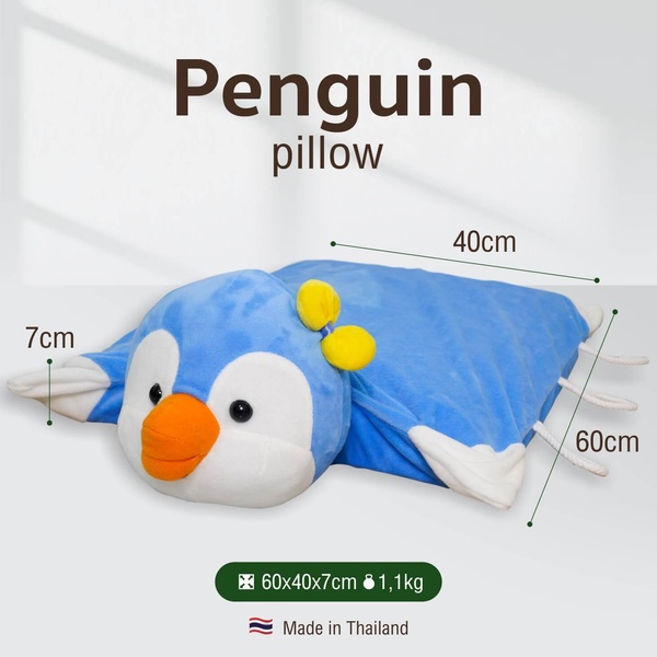 Natural Latex Pillow Penguin