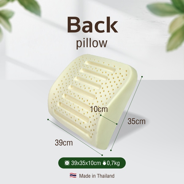 泰国乳胶靠背垫腰枕床上睡眠腰椎垫孕妇睡觉靠枕护腰间盘腰垫