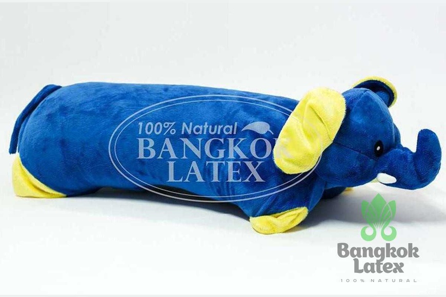 Подушка-игрушка СЛОН синий  EL-S-DBL фото