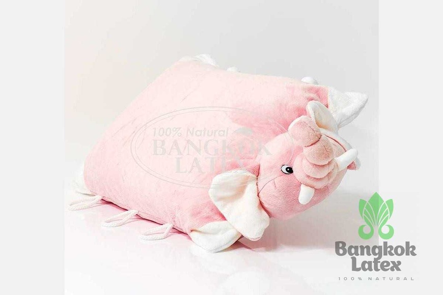 Подушка-игрушка СЛОН розовый  EL-S-PK фото