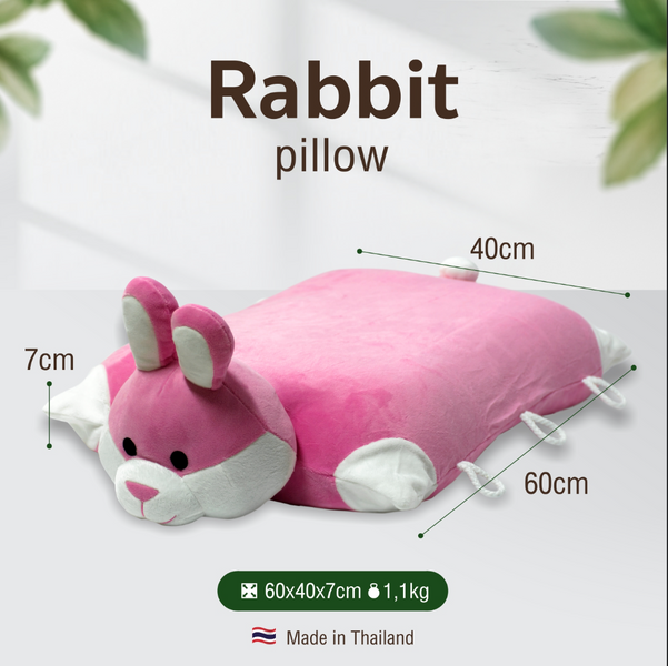หมอนของเล่น "กระต่าย" สีชมพู RAB-S-PK фото