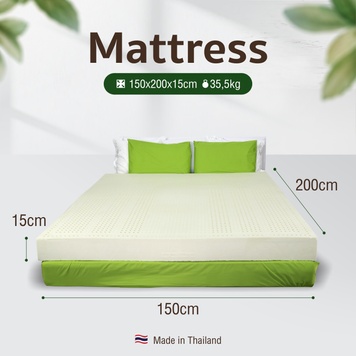 MATTRESS 150x200x15 cm (5' FT)