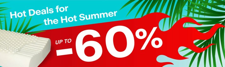 Hot Deals for the Hot Summer - 60%