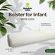 Natural Latex Bolster "Infant" White