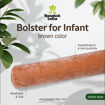 Bolster for infant "brown"