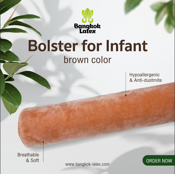 BOLSTER FOR INFANT "BROWN"