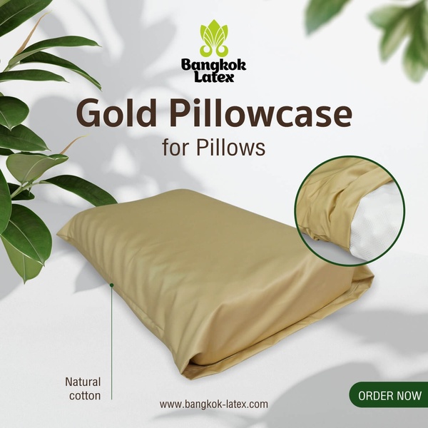 Pillowcase big gold