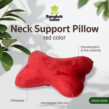 Car Pillow For Neck Red